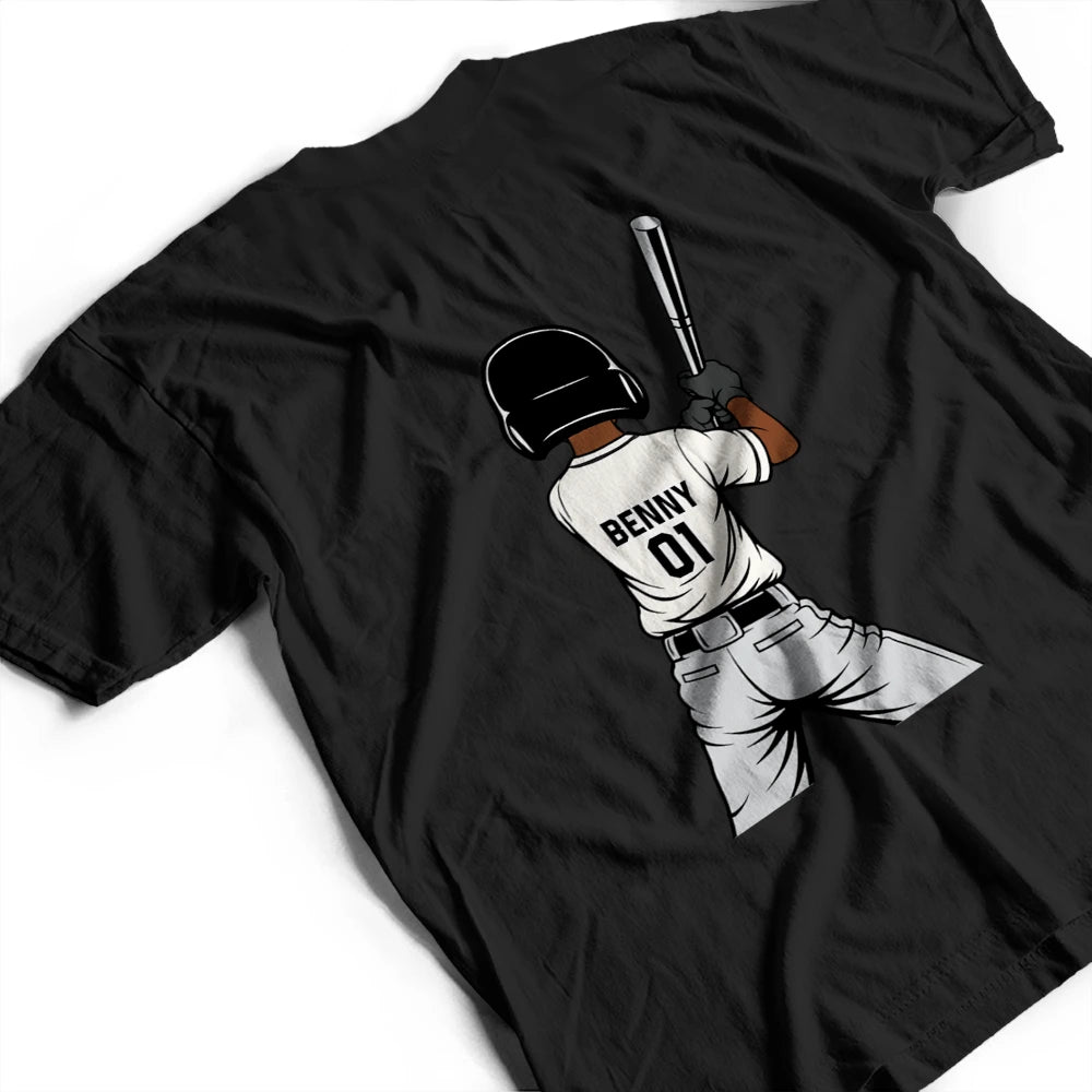 Baseball Dad Crossed Arrows - Personalized T Shirt