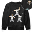 Baseball Dad Crossed Arrows - Personalized T Shirt