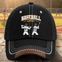 Baseball, Gift For Father, Top Market, Confident, Icon - Baseball Dad Grandpa - Personalized Vintage Baseball Cap