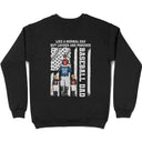 Gift For Father,Sport Dad,Baseball,Happy - Baseball Dad Louder & Prouder - Personalized T Shirt