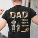 Gift For Father,Love,Baseball - Baseball Dad The Man The Myth The Legend - Personalized T Shirt