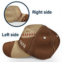Gift For Father,Dad,Children,Sport Dad,Baseball - Baseball Dad & Children - Personalized Classic Cap