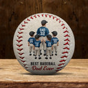 Gift For Father,Sport Dad,Baseball,Dad - Children,Dad's Hobby - Baseball I Caught The Best Dad - Personalized Baseball, Softball