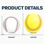 Baseball I Caught The Best Dad - Personalized Baseball, Softball