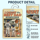 Gift For Father,Baseball - Baseball I Caught The Best Dad Doll Box Effect Figure Style - Personalized Acrylic Car Hanger