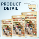 Gift For Mother, Sport Mom, Mom's Hobby, Baseball, Happy - Baseball I Caught The Best Mom - Personalized Custom Shaped Acrylic Plaque