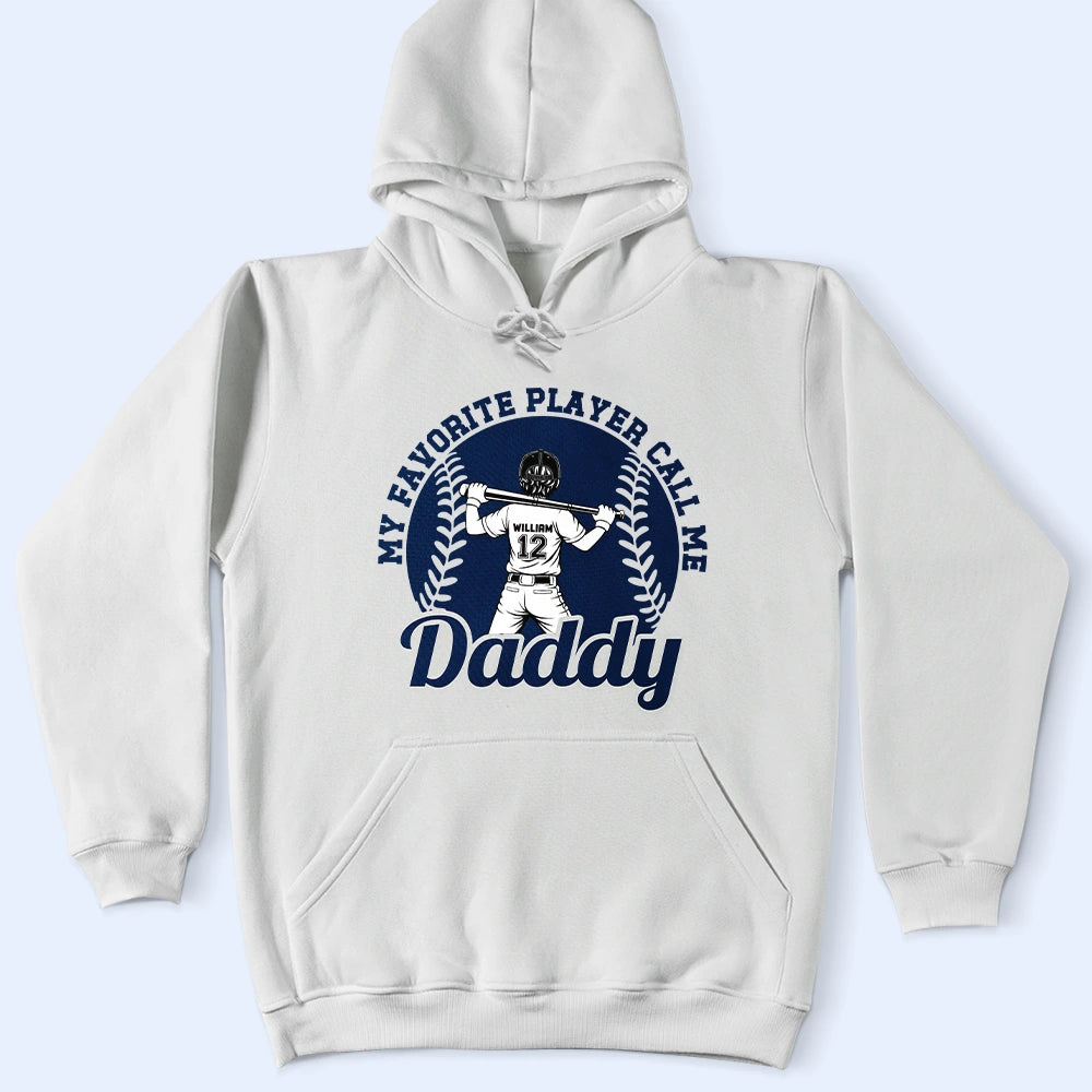 Gift For Grandpa,Gift For Father,Happy,Baseball - Baseball Kid My Favorite Players Call Me Grandpa - Personalized T Shirt