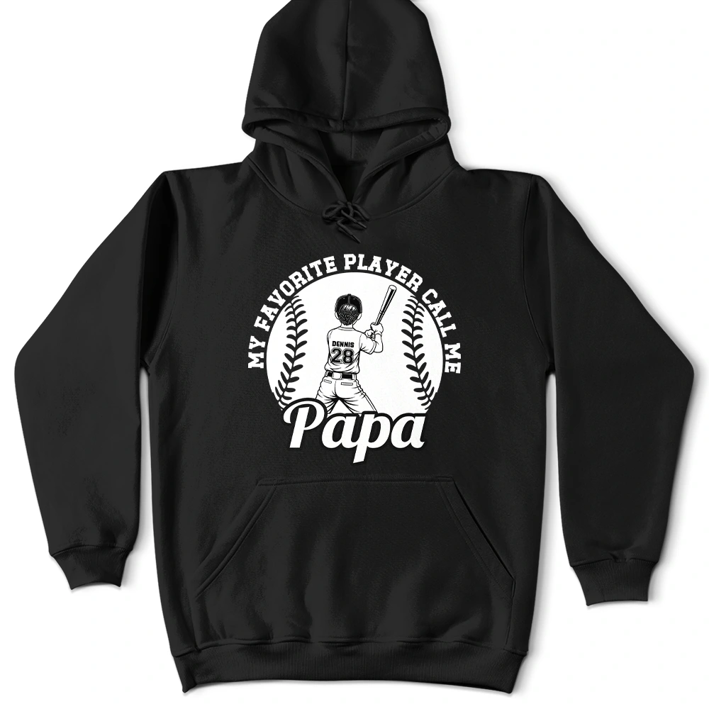 Gift For Grandpa,Gift For Father,Happy,Baseball - Baseball Kid My Favorite Players Call Me Grandpa - Personalized T Shirt