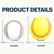 Custom Photo,Baseball,Gift For Father,Sport Dad,Happy,Photo - Pencil Sketch,Playful - Custom Photo Pencil Sketch Baseball Dad - Personalized Baseball, Softball