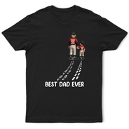 Gift For Father,Baseball,Happy - Baseball We Caught The Best Dad Ever - Personalized T Shirt