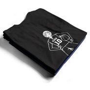 Gift For Father,Sport Dad,Happy,Basketball - Basketball Dad Mom Kids Backside - Personalized T Shirt