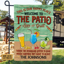 Beach Patio Listen To Good Music Custom Flag