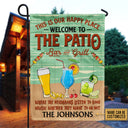 Beach Patio Listen To Good Music Custom Flag