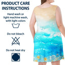 Gift For Women,Gift For Yourself,Beach,Summer,Happy - Beach Hair Don't Care Summer Beach - Personalized Sleeveless Tank Dress