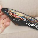 Beach You, Me And The Dog - Personalized Custom Shaped Metal Sign