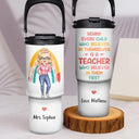 Teacher, Back To School - Behind Every Child Teacher - Personalized 30oz Tumbler With Handle