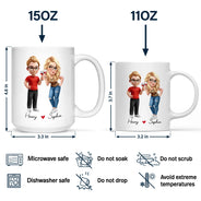 Gift For Sisters,Gift For Brothers,Gift For Sibling,Cousin,Happy - Being My Brother Is Really The Only Gift You Need - Personalized Mug