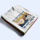 Funny,Cat Lovers,Pet Lovers,Cat Dad - Best Cat Dad Ever Just Ask - Personalized T Shirt