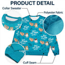 Cat Mom,Cat Lovers,Funny,Happy,Cat Dad - Best Cat Dad Mom Mum Ever - Personalized Unisex Ugly Sweater