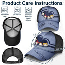 Gift For Father,Happy,Gift For Grandpa - Best Dad Ever - Personalized Mesh-back Casual Cap