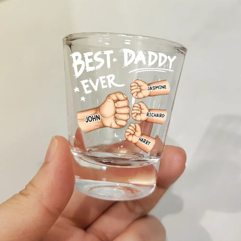 Dog Dad,Dog Lovers,Funny - Best Dad Ever - Personalized Shot Glass
