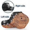 Gift For Father,Funny,Dad,Children - Best Dad Ever Fist Bump Silver - Personalized Classic Cap
