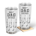 Gift For Father,Gift For Grandpa,Golf,Happy - Best Dad Grandpa By Par Golf Clubs - Personalized Tumbler