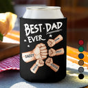 Gift For Husband,Gift For Men,Gift For Grandpa,Gift For Father,Happy - Best Dad Grandpa Ever - Personalized Can Cooler Sleeve