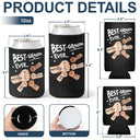 Gift For Husband,Gift For Men,Gift For Grandpa,Gift For Father,Happy - Best Dad Grandpa Ever - Personalized Can Cooler Sleeve