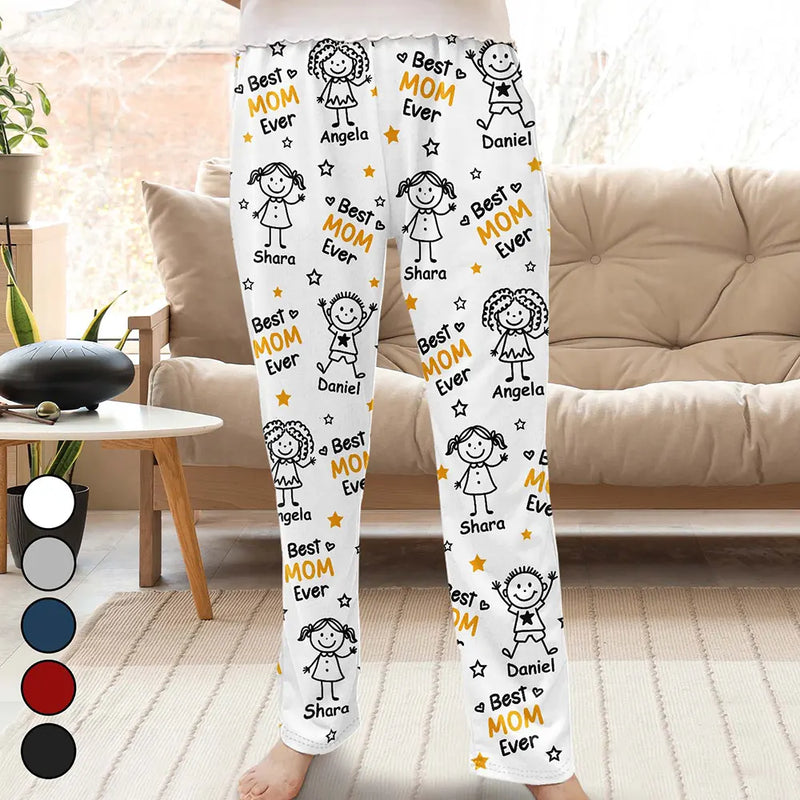 Gift For Grandpa, Gift For Father, Happy - Best Dad Grandpa Ever - Personalized Pajama Pants