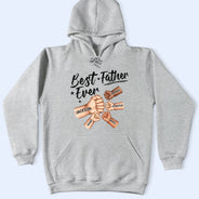 Gift For Father, Gift For Grandpa, Happy - Best Dad Grandpa Ever Fist Bump - Personalized T Shirt 