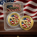 Top Market, Gift For Father, Gift For Grandpa, Gift For Men, Happy, con - Best Dad Grandpa Ever Fist Bump With Kids - Personalized Coin
