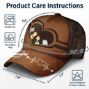 Gift For Father, Gift For Grandpa, Dad - Children, Grandpa - Grandkids, Happy - Best Dad Grandpa Ever Kid Grandkid Dog Cat - Personalized Classic Cap