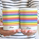 Gift For Couples,Gift For Husband,Gift For Wife,Gift For Boyfriend,Gift For Girlfriend,LGBT,Gift For Yourself,Gift For Women,Gift For Men,Love,Funny - Love Whoever You Want Hidden Message - Personalized Mug