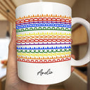 Gift For Couples,Gift For Husband,Gift For Wife,Gift For Boyfriend,Gift For Girlfriend,LGBT,Gift For Yourself,Gift For Women,Gift For Men,Love,Funny - Love Whoever You Want Hidden Message - Personalized Mug