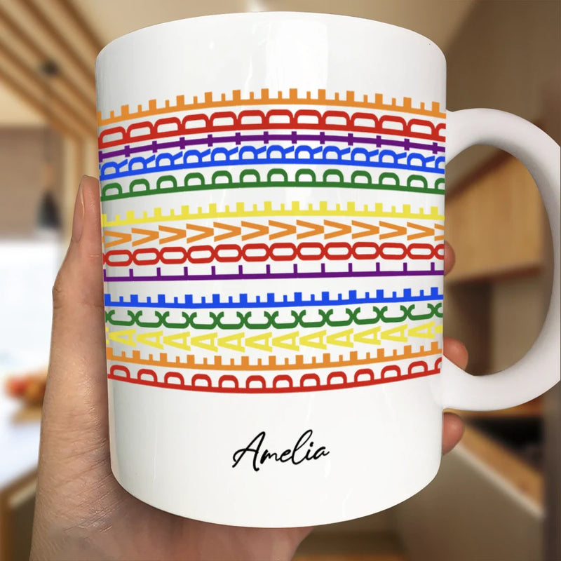 Gift For Couples,Gift For Husband,Gift For Wife,Gift For Boyfriend,Gift For Girlfriend,LGBT,Gift For Yourself,Gift For Women,Gift For Men,Love,Funny - Love Whoever You Want Hidden Message - Personalized Mug