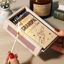Gift For Grandpa,Grandpa - Grandkids,Gift For Father,Dad - Children,Non-Eng - Best Daddy Grandpa Ever - Personalized Wooden Matchbox