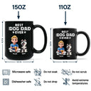 Pet Lovers,Pet Dad - Best Dog Dad Ever 3D Effect - Personalized Black Mug