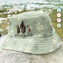 Dog Lovers,Dog Mom,Dog Dad,Gift For Women,Gift For Men,Happy,Gift For Yourself - Best Dog Mom Dog Dad Ever - Personalized Bucket Hat