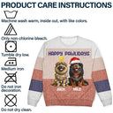 Dog Lovers, Pet Lovers, Funny - Best Dog Mom Ever Funny 3D Cute Dogs - Personalized Unisex Ugly Sweater