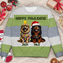 Dog Lovers, Pet Lovers, Funny - Best Dog Mom Ever Funny 3D Cute Dogs - Personalized Unisex Ugly Sweater
