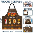 Grilling,Dad's Hobby,Gift For Father,Gift For Grandpa,Funny - Best Flippin' Dad Jusk Ask - Personalized Apron