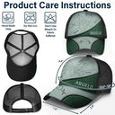 Gift For Father, Gift For Grandpa, Gift For Husband, Happy - Best Friends For Life Dad Grandad - Personalized Mesh-back Casual Cap