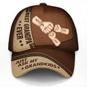 Gift For Grandpa, Grandpa - Grandkids, Gift For Father, Happy, Love, Dad - Children, Dad - Sons, Dad - Daughters (Young) - Best Grandpa Dad Ever - Personalized Classic Cap