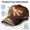 Gift For Grandpa, Grandpa - Grandkids, Gift For Father, Happy, Love, Dad - Children, Dad - Sons, Dad - Daughters (Young) - Best Grandpa Dad Ever - Personalized Classic Cap