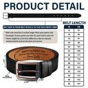 Gift For Father,Dad - Children,Funny - Best Thing Ever Came Out - Personalized Engraved Leather Belt