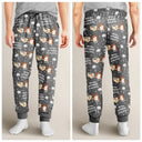 Cat Lovers,Cat Mom,Cat Dad,Happy - Bester Katzenpapa Aller Zeiten - Personalisierte Pyjamahose