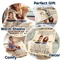 Gift For Bestie, Happy - Bestie Did I Ever Tell You - Personalized Fleece Blanket, Sherpa Blanket