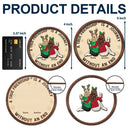 Gift For Bestie, Gift For Sisters, Gift For Women, Gifts For Colleagues, Happy, Christmas - Bestie A True Friendship Is A Journey Without An End - Personalized 2-Layered Wooden Ornament