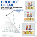 Gift For Bestie,Happy - Bestie Sister Cake Cookie Tree - Personalized Custom Shaped Acrylic Ornament